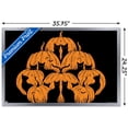 thumbnail image 3 of Episodic Drawing - Pumpkin Cat Wall Poster, 22.375" x 34" Framed, 3 of 5