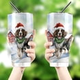 thumbnail image 4 of Hello Winter English Springer Spaniel Frosty Morning Welcome Snowy Christmas 30oz Stainless Steel Tumbler Insulated Cup with Lid Springers Dog Lover Gifts - 02018, 4 of 5