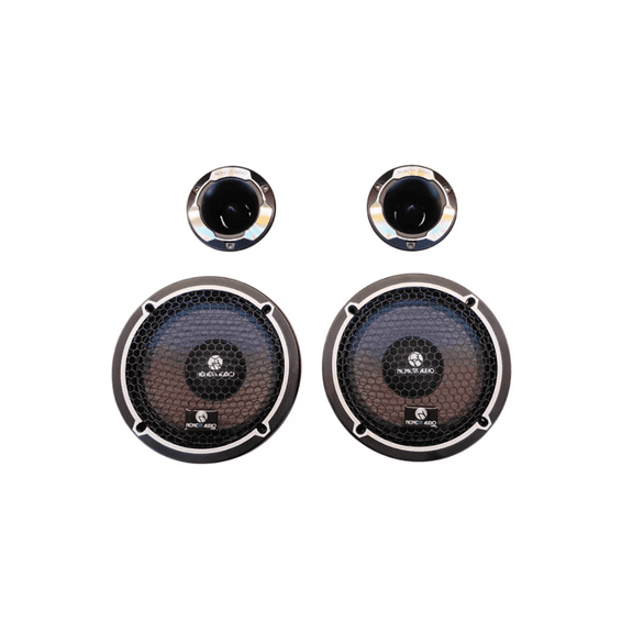 Nemesis Audio NA-6.5HPK 6.5" 400W Max Midrange Speakers & 4" Pro Tweeters Bundle