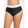 thumbnail image 3 of Lazo de la cintura contraste del tamaño inferior Swim Piping Plus Rosegal  Camisetas sin mangas de talla grande, 3 of 5