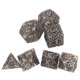 thumbnail image 2 of Dados sólidos de juguete, poliedro de Metal, número claro, juego de rol, dados rodantes, juego de juguete para mesa, barril plateado de bronce, 2 of 9