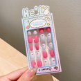 thumbnail image 1 of 24pcs Children's Fake Nail Set - Cute, Fashionable, Safe, Easy to Apply, 1 of 1