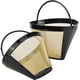 thumbnail image 1 of Pack de 2 filtros de café, filtros de café permanentes reutilizables con malla de acero inoxidable para café, té, 1 of 6