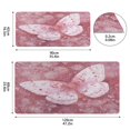 thumbnail image 3 of Leather Keyboard and Mouse Desk Mat Office Desk Accessories Protective Office Desk Decor Desk Pad Mat for Gaming, Work from Home, Office Soft Pink Butterfly 23.6" x 47.2", 3 of 9