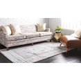 thumbnail image 2 of Unique Loom 3145805 2 x 3 ft. Cavalli Rosso Rectangular Rug, Gray, 2 of 5