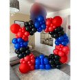 thumbnail image 3 of Juego de guirnaldas con forma de arco con forma de globo, diseño de araña Haolongfa, 106 unidades, 3 of 7