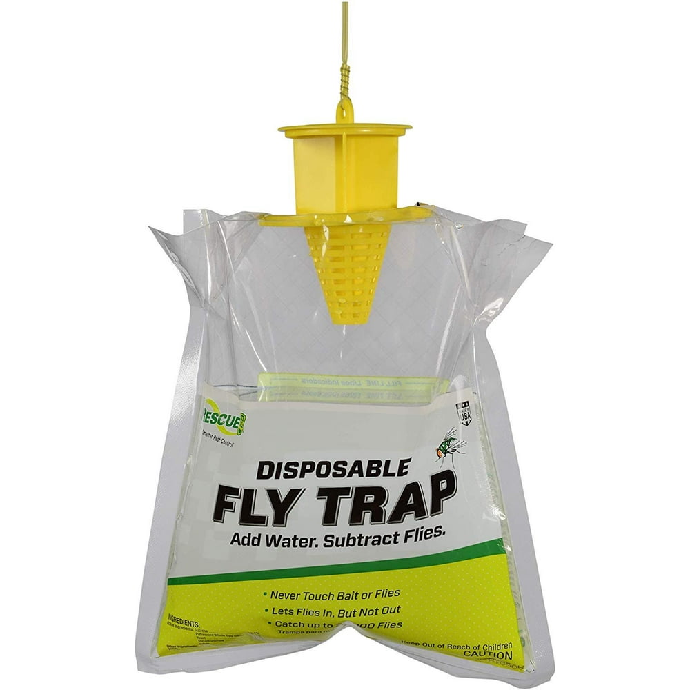 RESCUE Outdoor NonToxic Disposable Fly Trap
