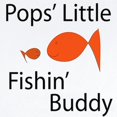 thumbnail image 2 of CafePress - Pops Little Fishin' Buddy Body Suit - Baby Light Bodysuit, Size Newborn - 24 Months, 2 of 4