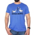 thumbnail image 3 of Goose Bumps Volleyball Unisex Shirt Funny Sports T-Shirt for Adults, Teens & Kids Heather Blue Shirt Adult X-Large, 3 of 5