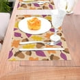 thumbnail image 5 of XMXY Woven Placemats Set of 6 PCS, Acorn Autumn Background Table Mats Washable Heat Resistant Placemats, 5 of 6