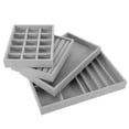 thumbnail image 1 of Shisuyan 4pcs Jewelry Tray Jewelry Drawer Organizer Tray Rings Earrings Storage Tray Ring Display Tray, 1 of 8