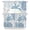 White Lake Blue Sky Blue, variant on Swag Valances for Windows, Navy Blue Coastal Turtle Kitchen Valance Rod Pocket Window Treatment, Ocean Coral Nautical Bathroom Swag Curtain Panel for Living Room, 56 x 36 inch