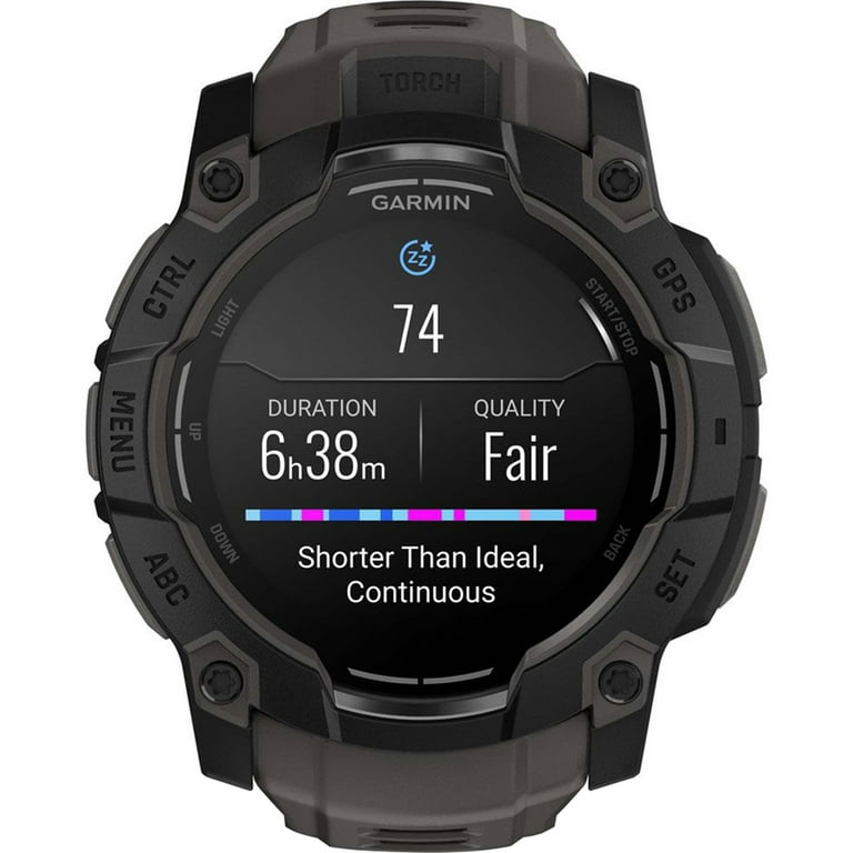 Garmin Instinct 3 - 50 mm Outdoor GPS Smartwatch, AMOLED, Black