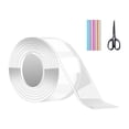 thumbnail image 4 of simhoa Clear Color Tape High Sticky Waterproof Removable Heavy Duty with Straws Reusable Bubble Blowing Educational Toy for DIY Craft Handmade Ball 12pcs, 4 of 8