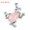 Rose Quartz, variant on Mini Chakra Crystal Frog Pendants Bead Quartz Stone Energy Amulet Reiki Healing-Rose Quartz-1PC (Random Pick)