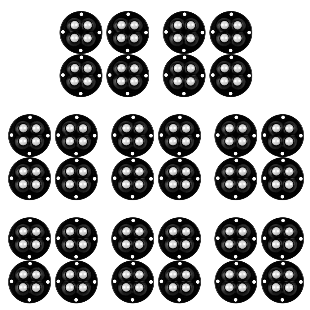 Ruedas De Bolas De 2 Pulgadas, Rueda Giratoria Giratoria, Ruedas Para Muebles, Rotación Universal De 360 Grados, Para Muebles De Sofá Pequeños, Banco Otomano Para Suelo De Madera Dura, Dorado