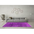 thumbnail image 3 of Ahgly Company Indoor Square Abstract Pink Modern Area Rugs, 7' Square, 3 of 4