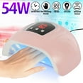 thumbnail image 1 of LED Nail Lamp 54W 18 LED Infrared Sensor Electric Nail Dryer with Timing Function Portable Gel Nail Polish Curing Light Nail Art Beauty Tools for Home Salon Use, 1 of 6