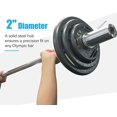 thumbnail image 5 of IFAST 2" Olympic Grip Plates Pair Cast Iron Barbell Weight Plate, Strength Training Plates Workout Weightlifting Plates 2.5LB / 5LB / 10LB / 25LB, 5 of 6