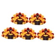 thumbnail image 4 of WORGEOUS 5 Pcs Thanksgiving Day Decor Paper 3D Turkey Ornaments DIY Party Supplies for Home Shop Restaurant, 4 of 8
