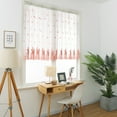 thumbnail image 4 of VerPetridure Leaves Sheer Curtain Tulle Window Treatment Voile Drape Valance 1 Panel Fabric, 4 of 8