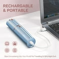 thumbnail image 4 of Facial Hair Remover for Women, Painless Female Facial Hair Shaver Rechargeable, 1 x Replacement Heads Included, The Best Lady Face Electric Razor for Lip, Chin, Arms, 4 of 6