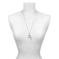 thumbnail image 3 of Delight Jewelry Silvertone Golf Clubs with Golf Ball Everlasting Love Engraved Cross Zoey Necklace, 28", 3 of 4