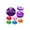 A#01, variant on FufuCrick Bao Bun Squishy, 5-Piece Fixed Set Style A Fidget Toys for Halloween Decor, Halloween Ghost Fidget Toys Bun Stress Balls for Halloween Party Favors