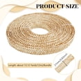 thumbnail image 2 of 13.12 Yards Wheat Straw Ribbon for Hat Making 0.83 Inch Wide Straw Braid Ribbon for Hat Making DIY Craft Accessories Blanched Almond Color, 2 of 5