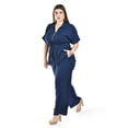 thumbnail image 2 of Set con detalle de cierre Roman Fashion /Tallas Extras, 2654 (Azul marino) azul marino 42, 2 of 6