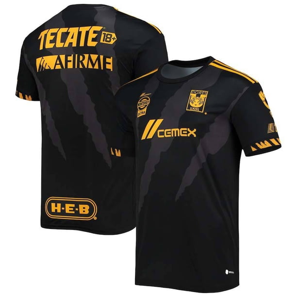Ani New 2022 Tigres UANL AEROREADY Tercera Camiseta De Fútbol De Manga Corta Deportiva Unisex Talla Grande Cin