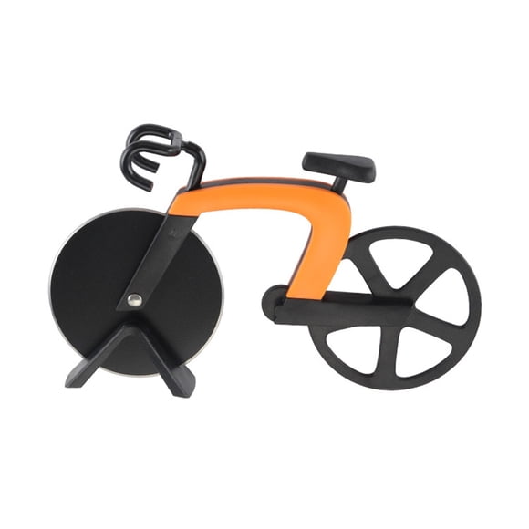 Hearth & Gear Coupe-Pizza en Acier Inoxydable Pizza Deux Roues Outil de Cuisine Découpe de Gâteau (Modèle Sportif) Bande Métallique pour Tenir des Articles d'Appartement pour Gars Bande Métallique pour Tenir Support de Pizza Support de Courtepointe Cintre pour