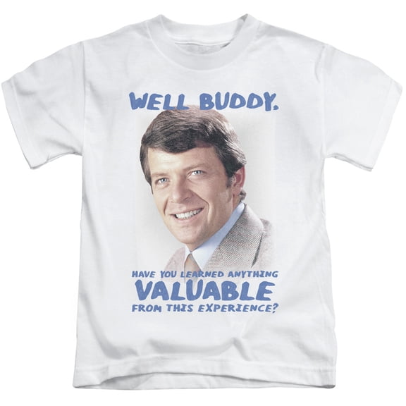 Brady Bunch Buddy Youth 18/1 T-Shirt White