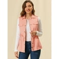 thumbnail image 3 of INSPIRE CHIC Women's Sleeveless Jacket Functional Pockets Drawstring Waist Cargo Vest, 3 of 6