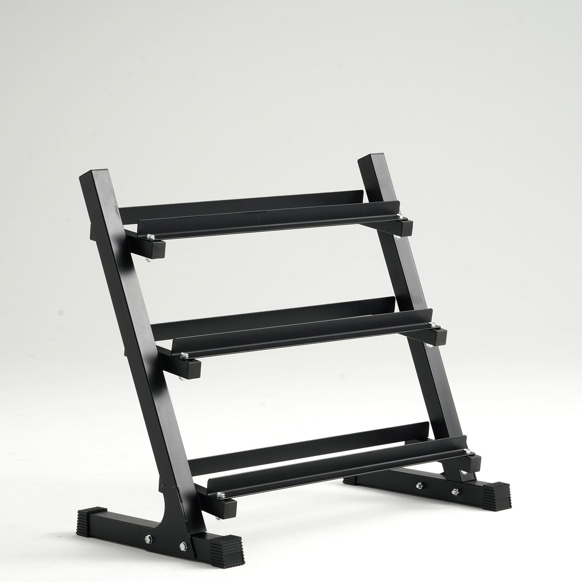 Mikolo 3 Tier Dumbbell Storage Rack Stand, 1100LBS Weight Capacity