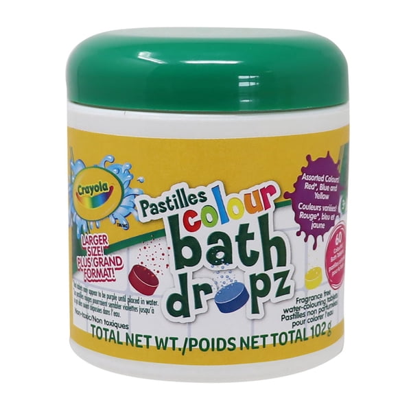 Crayola Bath Dropz 60 Count