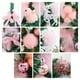 thumbnail image 2 of Artículos de decoración Mini árboles de Navidad artificiales de mesa con lazo, ciervo, conejo, bola de pelo de algodón, campana de plumas, adornos de copo de nieve para mesa, escritorio, decoración, 2 of 5