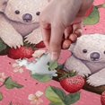 thumbnail image 4 of FREEAMG Strawberries and Koalas Puzzle 1000 Pieces - Wooden Jigsaw Puzzles for Family Games - Suitable for Teenagers and Adults, 4 of 7