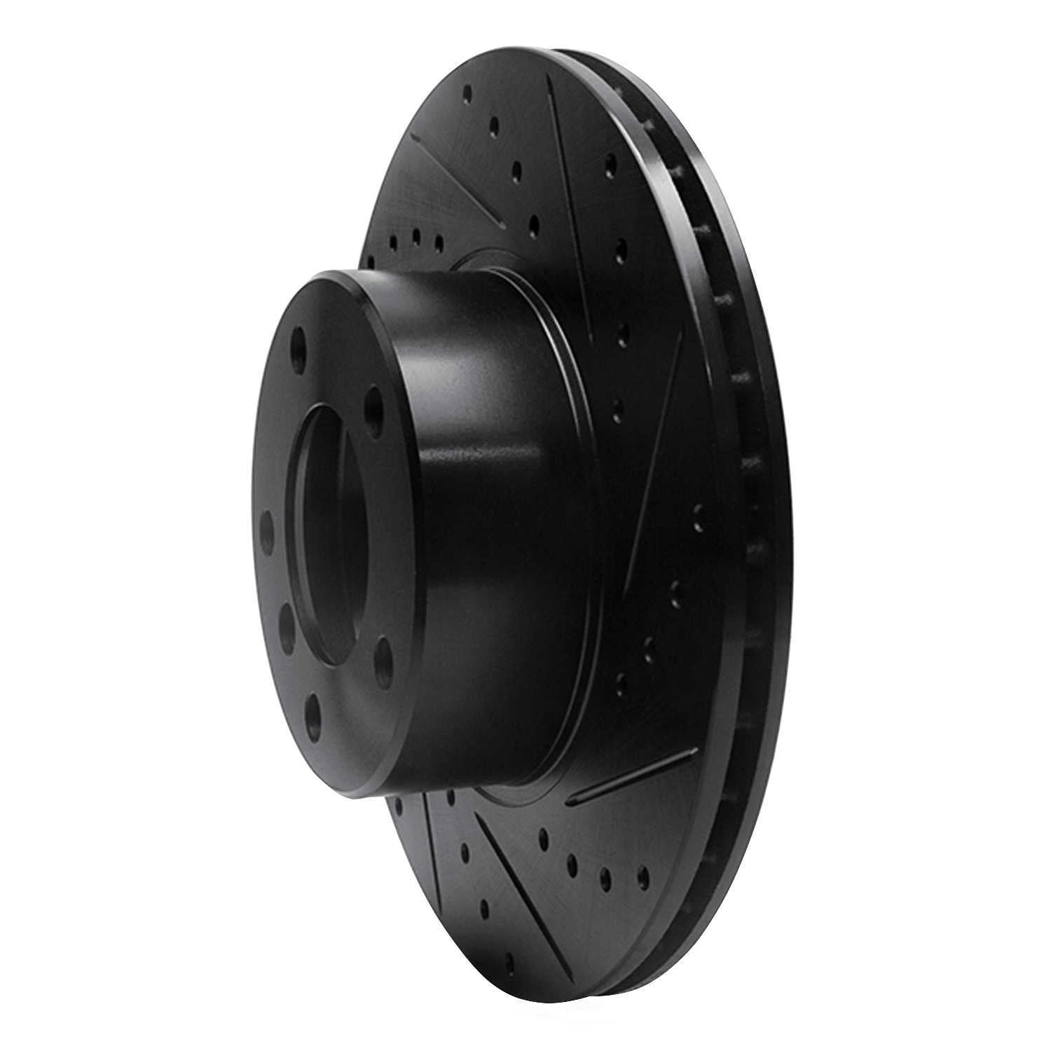 Dynamic Friction Company 633-31043R DFC Brake Rotor - Drilled And Slotted - Black