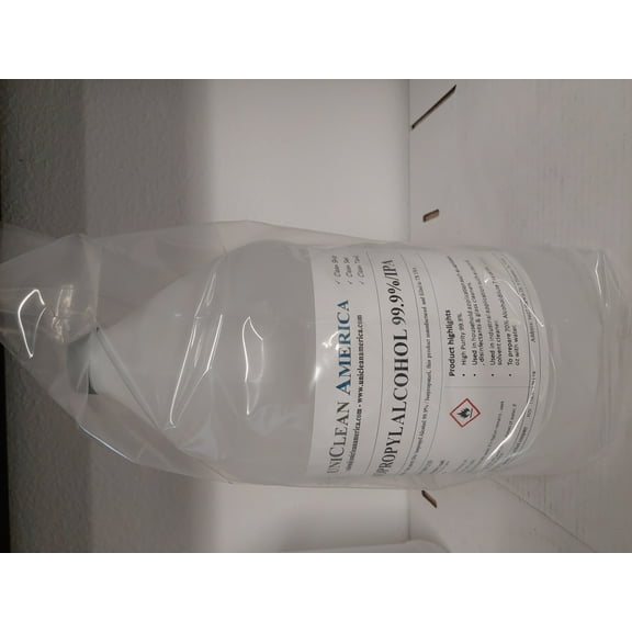 IPA - Isopropyl Alcohol - UniClean America Isopropanol 99.9% puirty - Made in USA - Size 64 fl oz