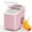 Pink, variant on edx Ice Maker, Self-Cleaning Countertop Ice Maker, with Handle & Ice Scoop, 9 Bullet Cubes in 6~8 Mins, 26lbs Daily, Pink
