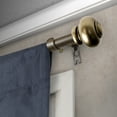 thumbnail image 2 of 5/8" Dia Adjustable 48"-84" single curtain rod with Henrietta Finials - Antique Light Gold,(5788-484), 2 of 3
