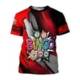 thumbnail image 2 of Personalized 3D BINGO Shirt with Name, Custom Bingo game Shirts for Team, Men Women unisex 3D shirt (Teal, 3XL), 2 of 11