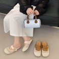 thumbnail image 6 of Yiomxhi Women's Breathable Mesh Mary Jane Mules - Comfortable Slip-On Flats with Metal Buckle, Casual Round Toe Walking Shoes for Summer, 6 of 7
