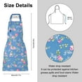 thumbnail image 6 of Hootek 3 Pack Aprons with Pockets, Waterproof Aprons for Women Adjustable Cooking Aprons for Women Kitchen Garden Salon, Green, 6 of 7