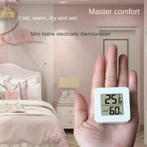 Mini Indoor Thermometer LCD Digital Temperature Room Hygrometer Gauge Sensor Humidity Meter Home