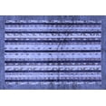 thumbnail image 1 of Ahgly Company Machine Washable Indoor Rectangle Abstract Blue Modern Area Rugs, 2' x 3', 1 of 4