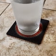 thumbnail image 2 of Back 40 Possum on the Half Shell Roadkill Low Profile Novelty Cork Coaster Set, 2 of 4