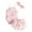 Pink, variant on MEZZALL Girls Fashion Sleeveless Ruffles Ribbed Romper Bodysuit Prints Shorts Headbands Outfits Cute Dailywear, Orange, 6-12 Months