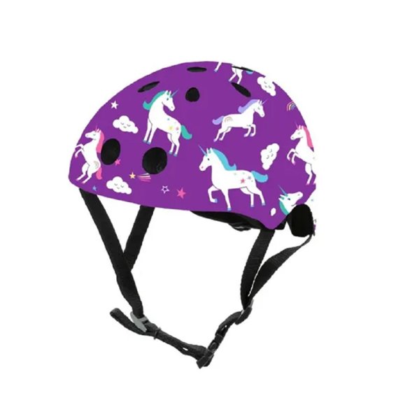 Casco Unicornios Morado Luz Led Niña Ciclismo Hornit Hornit CASHOR0015